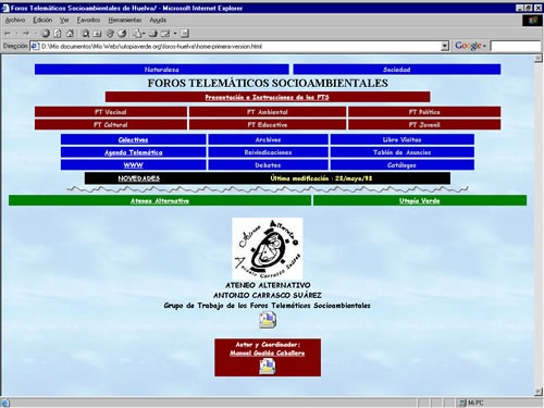 Foros Huelva (sitio web inicial)